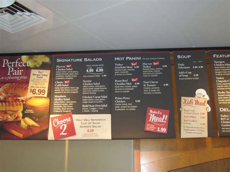 brueggers bagels menu